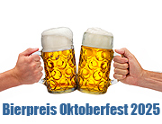 Bierpreis Oktoberfest 2025 - die Preisentwicklung bei den Getränken. Wiesn-Bierpreis zwischen 14,50 € und 15,80 € (©Foto:iStock FilmFoto)